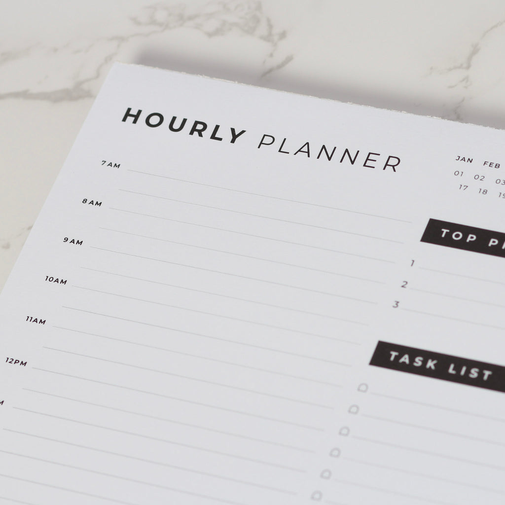 Staple Fave: Hourly Planners