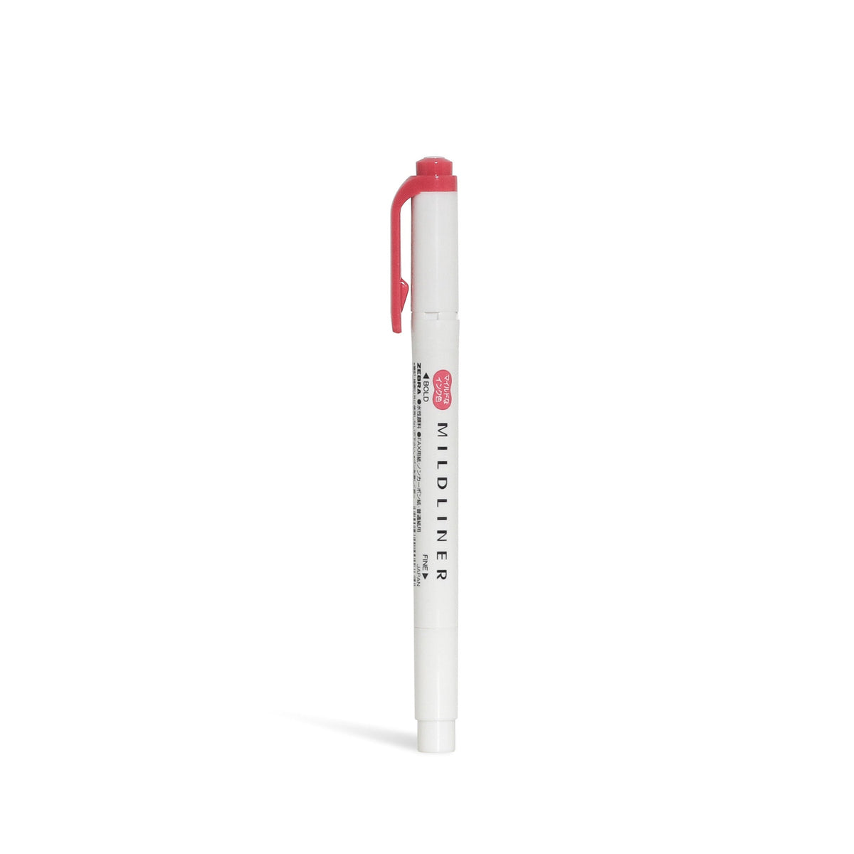 Zebra Mildliner Highlighter | Dual-Tip - Red