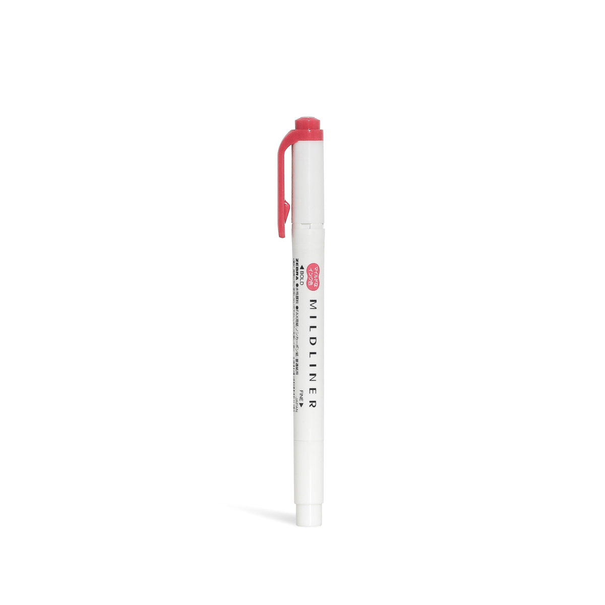 Zebra Mildliner Highlighter | Dual-Tip - Red