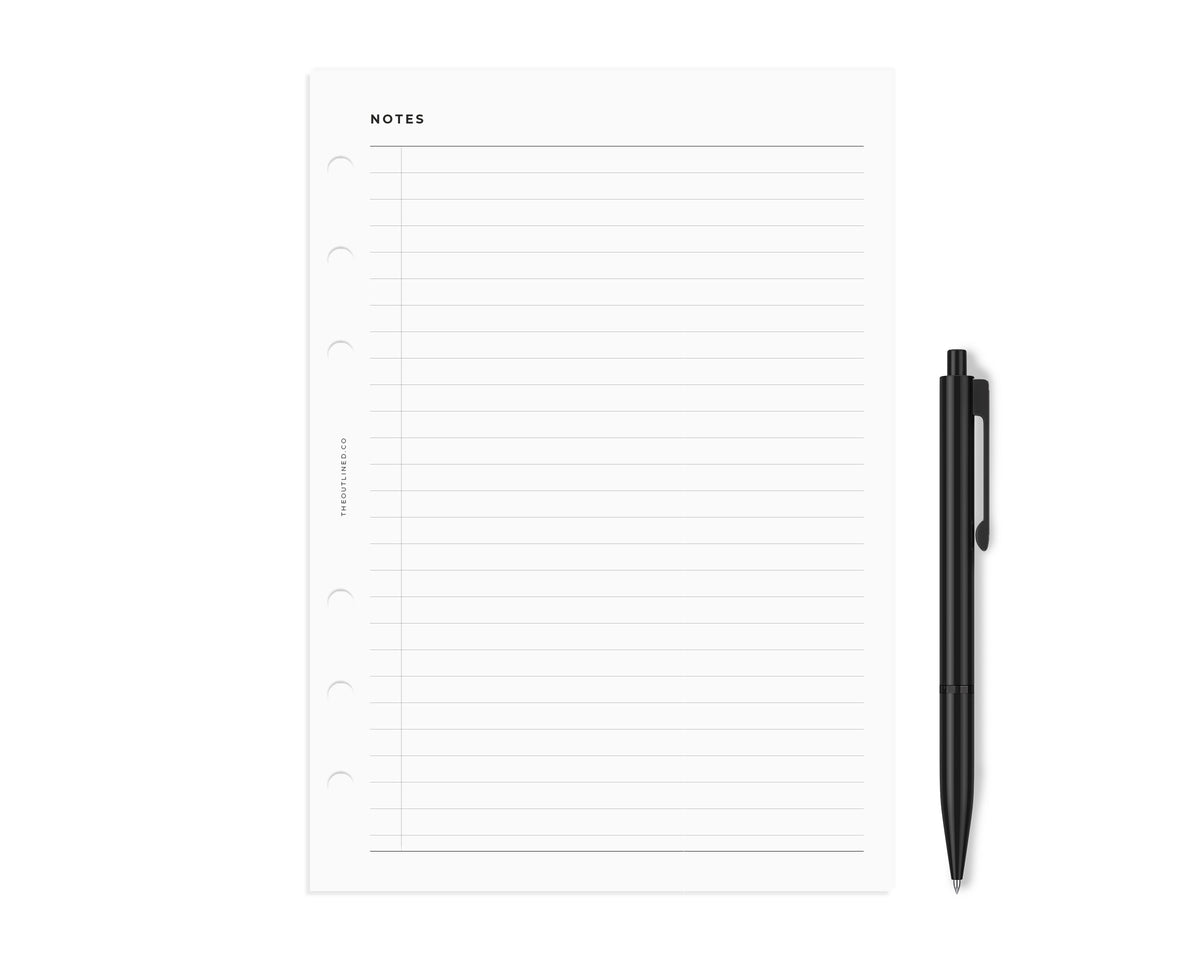 Notes Page Inserts