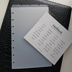 Clear Top Tab Dividers