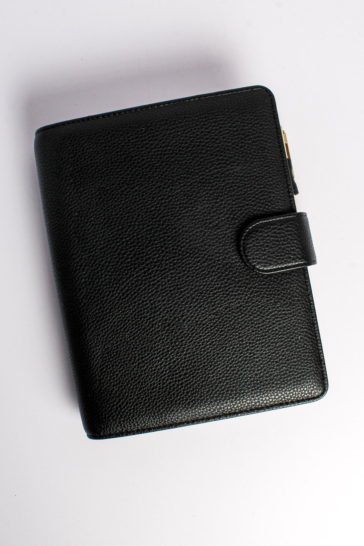 PRE-ORDER | Pebbled Leather A5 Planner Cover - Noir